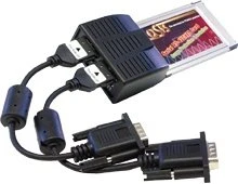 Exsys 2x seriell RS422, Cardbus (EX-1362)