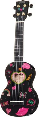 Mahalo Art Series Soprano Ukulele Heart