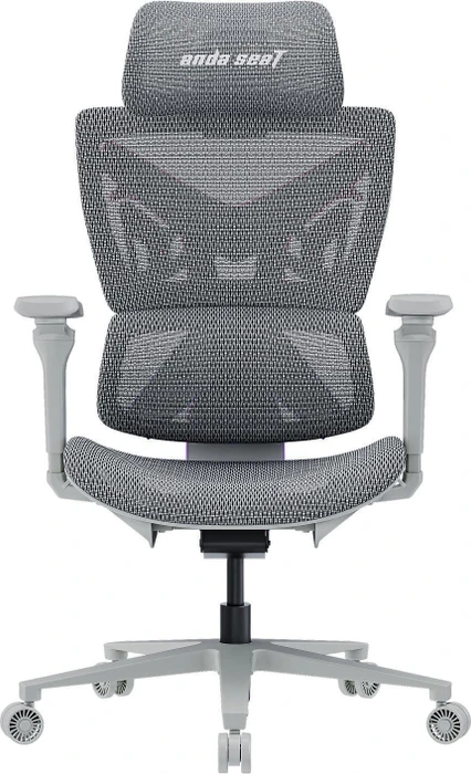Anda Seat X-Air Pro Mesh Office Gamingstuhl, Twilight Grey, grau/rosa/blau