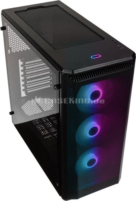 Phanteks Eclipse P400A Digital, schwarz, Glasfenster