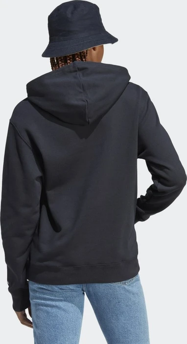 adidas Essentials Linear Hoodie schwarz/weiß (Damen)