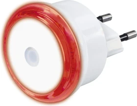 Hama Basic LED-Nachtlicht mit Dämmerungssensor rot