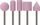 Bosch PRO Steel Zylinderstift Schleifstift, 5-tlg. (1609200286)