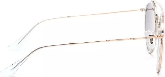 Ray-Ban Round Double Bridge bronze copper/grey gradient