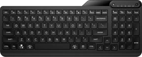 HP 460 Multi-Device Bluetooth Keyboard, Jet Black, Bluetooth, DE (7N7B8AA#ABD)