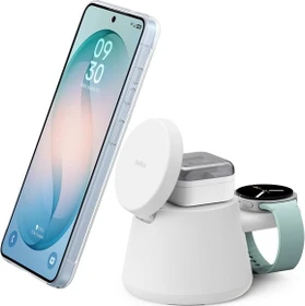 Belkin UltraCharge Modulare Ladestation Qi2 25W weiß