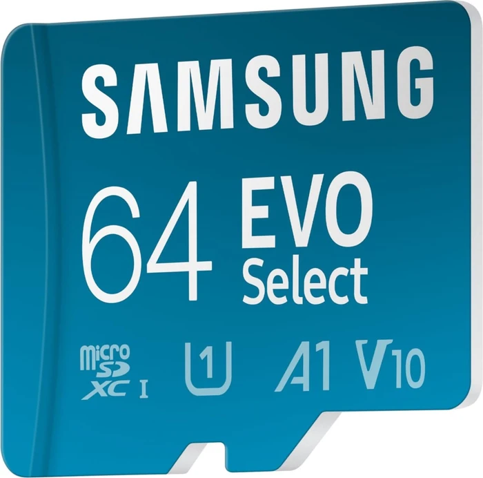 Samsung EVO Select R160 64GB Kit, UHS-I U1, A1, Class 10