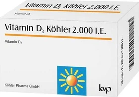 Vitamin D3 Köhler 2000 IE Kapseln, 120 Stück