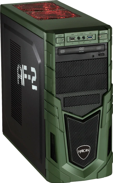 Hyrican Military Gaming 6366, Core i5-9400F, 16GB RAM, 480GB SSD, 1TB HDD, GeForce GTX 1660 Ti