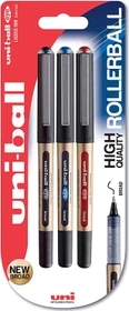 Uni-Ball Eye Broad UB-150-10 Tintenroller (Mine) sortiert, 3er-Set, Blister