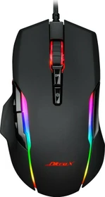 Inter-Tech Nitrox GT-200 RGB Gaming Maus schwarz, USB (88884098)