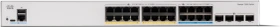 Cisco Catalyst 1300X Rackmount Gigabit Managed Switch, 24x RJ-45, 4x SFP28, 740W PoE++ (C1300X-24NGU-4X)