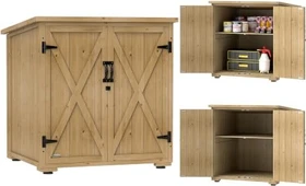 Outsunny Geräteschrank braun