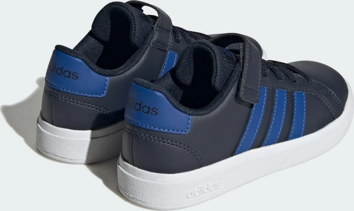 adidas Grand Court Court Elastic Lace and Top Strap legend ink/royal blue/cloud white (Junior)