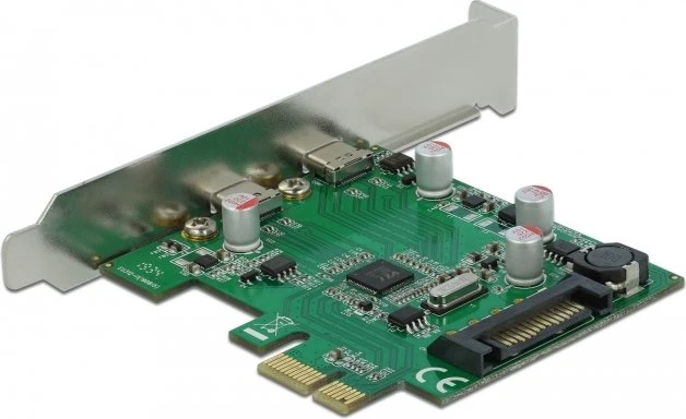 DeLOCK 2x USB-C 3.0, PCIe 2.0 x1