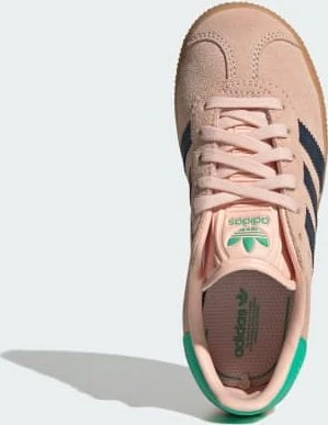 adidas Gazelle blush pink/night indigo/hi-res green (Junior)