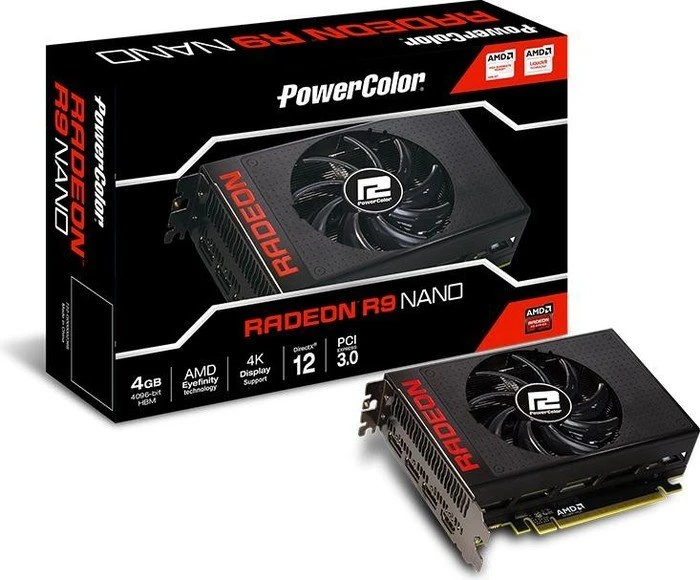 PowerColor Radeon R9 Nano, 4GB HBM, HDMI, 3x DP