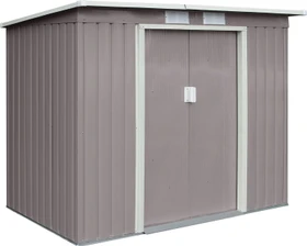 Hattoro P100 Metall Gerätehaus 213x130cm hellgrau