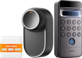SwitchBot Lock Ultra Vision Pro, inkl. Hub Mini und Keypad Vision Pro, schwarz