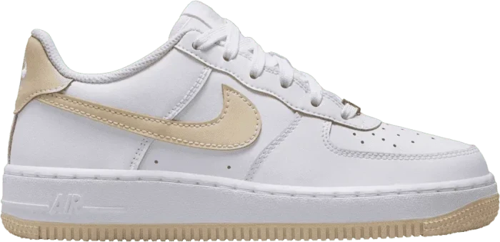 Nike Air Force 1 white/light khaki (Junior)