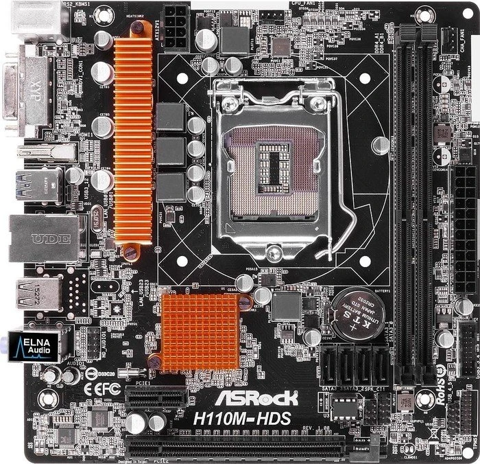 ASRock H110M-HDS (Intel 1151)