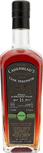Cadenhead's Aultmore Chairman's Stock Cask Strength 15 Years Old 700ml