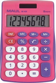Maul MJ 450 Tischrechner, pink