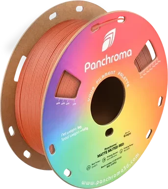 Polymaker Panchroma PLA matt, Muted Red, Spule, 1.75mm, 1.00kg