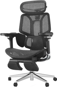 Hbada E3 Pro Ergonomischer Bürostuhl mit Fußstütze, schwarz