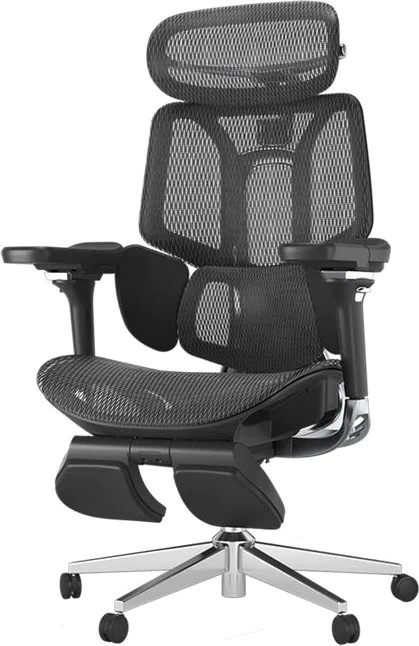 Hbada E3 Pro Ergonomischer Bürostuhl mit Fußstütze, schwarz