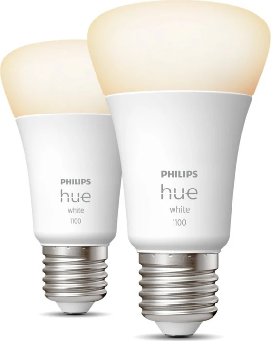 Philips Hue White 1100 LED-Bulb E27 9.5W/827, 2 Stück