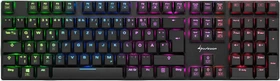 Sharkoon PureWriter RGB, Kailh Choc LOW PROFILE RED, USB, DE