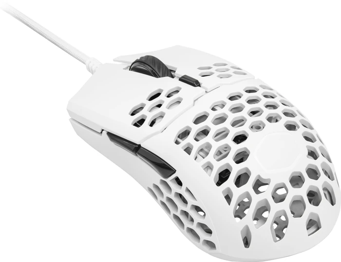 Cooler Master MasterMouse MM710 Gaming Maus weiß matt, USB