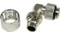 Aquatuning HF Schlauchanschluss, 90°, G1/4" AG auf 13/10mm drehbar, silber vernickelt Vorschaubild