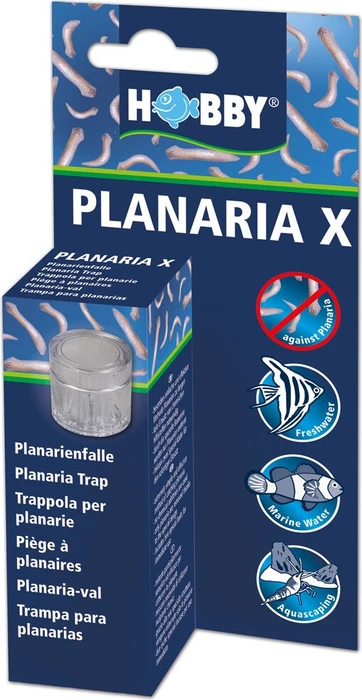 Hobby Planaria X Planarienfalle mit 2x Köder für Aquarien