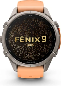 Garmin Fenix 9 Pro 43mm titanium/shell pink-autumn orange