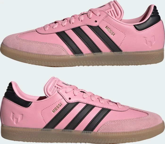 adidas Samba Messi light pink/core black/gum