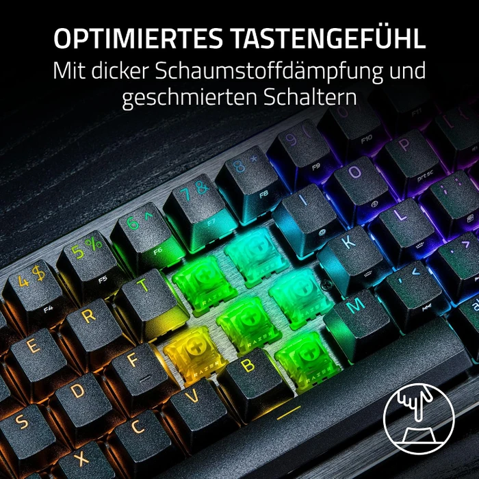 Razer Huntsman V3 HE Magnetic Mini 65% 8KHz, schwarz, LEDs RGB, Hall Effect Magnetic, USB, US