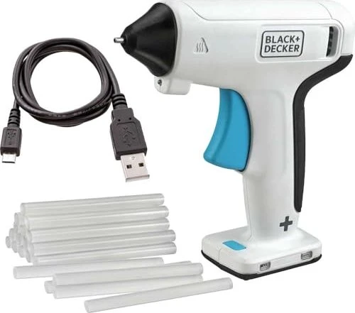 Black&Decker BCGL115-XJ Akku-Heißklebepistole inkl. Akku 1.5Ah
