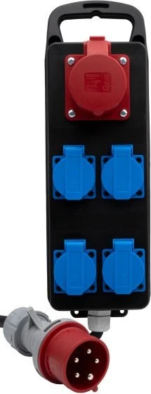 Brennenstuhl Portabler Stromverteiler BSV P, 5-fach, 2m, schwarz