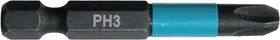 Makita Impact Black Kreuzschlitz Bit 1/4", PH3x50mm, 2 Stück