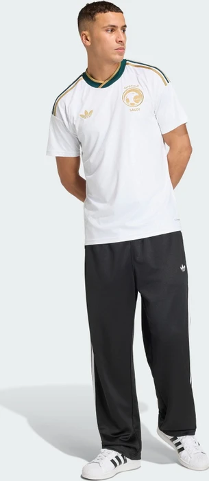 adidas FIFA WM 2026 Saudi-Arabien Auswärtstrikot kurzarm white/khaki/aurora ivy (Herren)