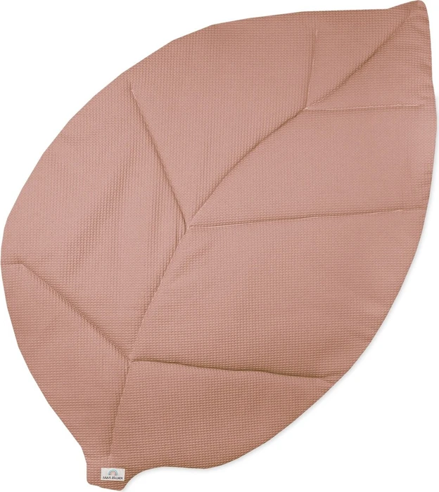 Julius Zöllner Krabbeldecke Blatt Waffelpiqué Blush