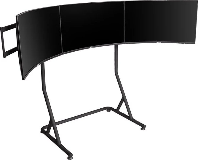 Thermaltake Triple Monitor Stand Pro Black für Racing Simulator Cockpit GR500, schwarz