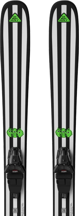 Salomon E Depart.Ten + M10 black/white/fluo green (inkl. Bindung) (Modell 2026/2027)