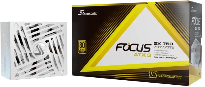 Seasonic Focus GX White ATX 3 (2024) GX-750 750W, ATX 3.1