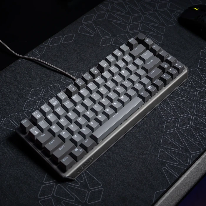 Endorfy Thock V2 75%, PBT, grau, LEDs RGB, hot-swap, Endorfy RED, USB, US