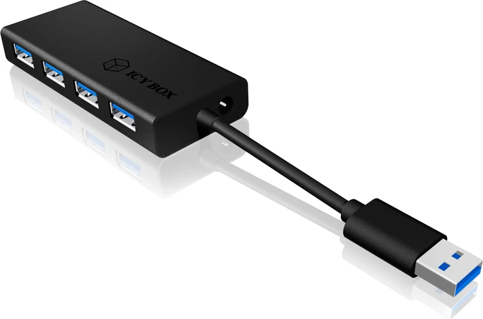 RaidSonic Icy Box IB-AC6104-B schwarz, USB-A 3.0 [Stecker]