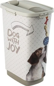 rotho Tierfutterbehälter Cody, 50l, dog with joy