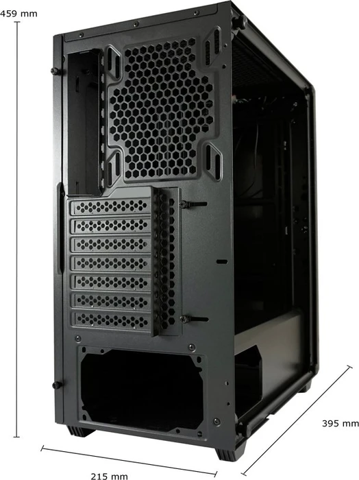 LC-Power Gaming 706B Destiny_X, Glasfenster